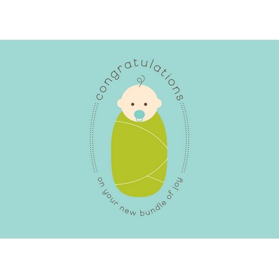 Bundle of Joy Congratulations Greeting Cards